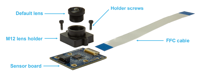 STMicroelectronics STEVAL-66GYMAI VD66GY S-Board MIPI CSI-2 Kit